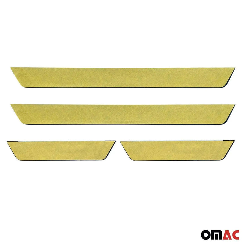 Door Sill Scuff Plate Protector for BMW 3 Series F30 Sedan 2012-2019 Steel 4x - OMAC USA