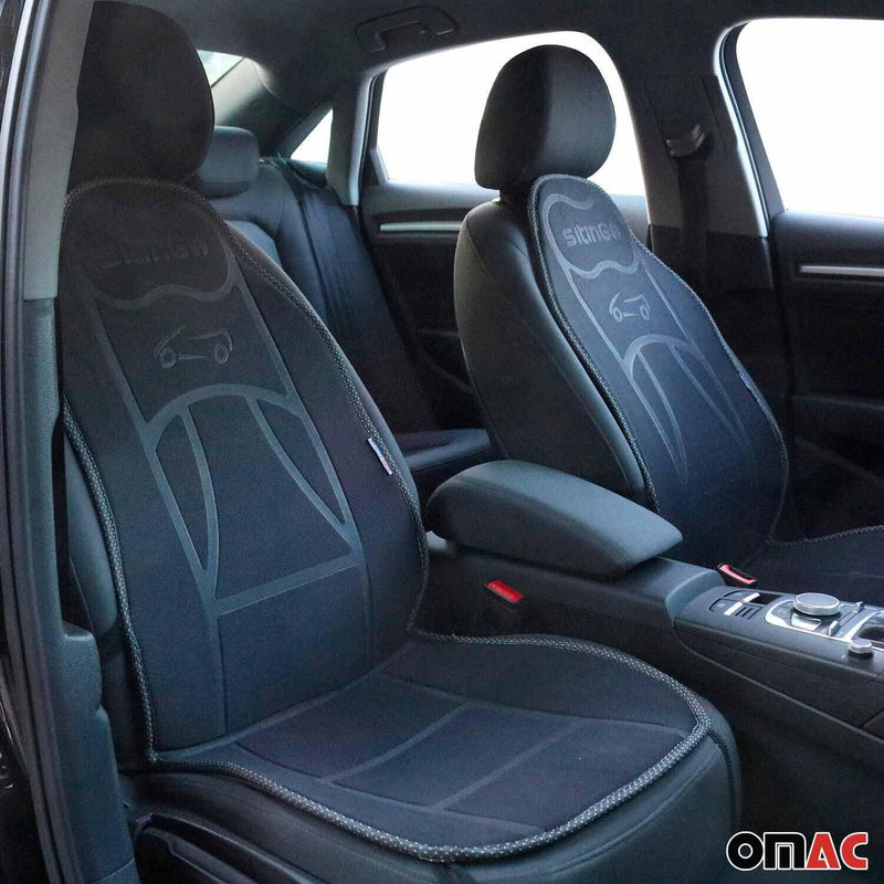 Scion Car Seat Protector Cushion Cover Mat Pad Black Black 2 Pcs