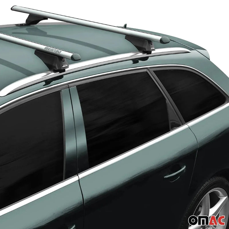 2009-2015 Jaguar XF Roof Rack Cross Bars Silver