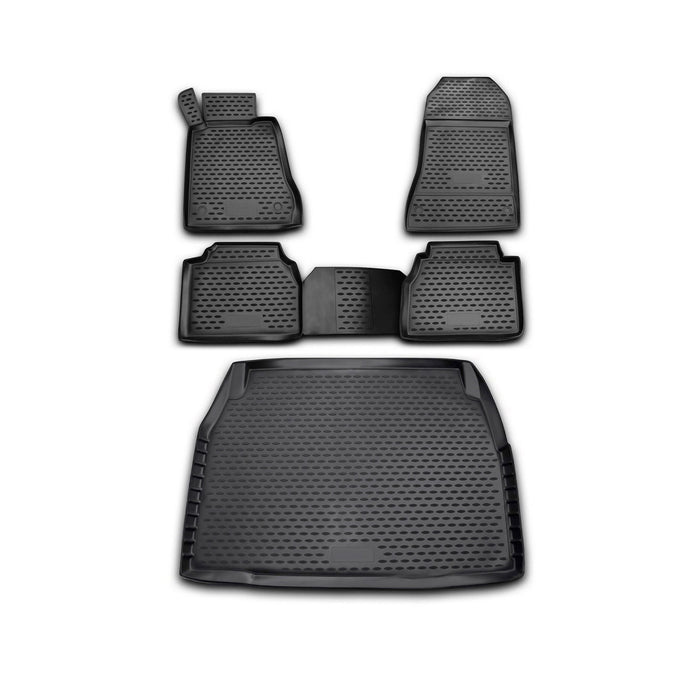 Custom Floor Mats & Cargo Liners for Mercedes E Class W210 Sedan 1996-2002 Black