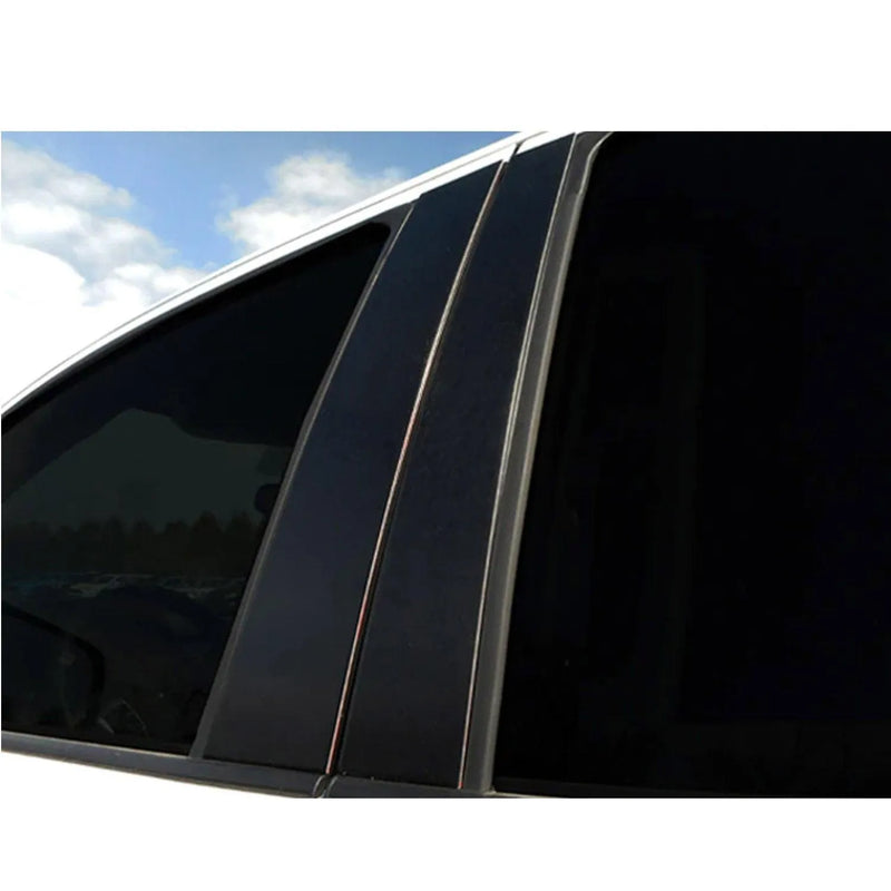 2019-2020 Ram 2500 Brushed Matte Black Pillar Trim 4Pcs