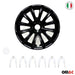 16" Wheel Covers Hubcaps for Toyota RAV4 Black White Gloss - OMAC USA