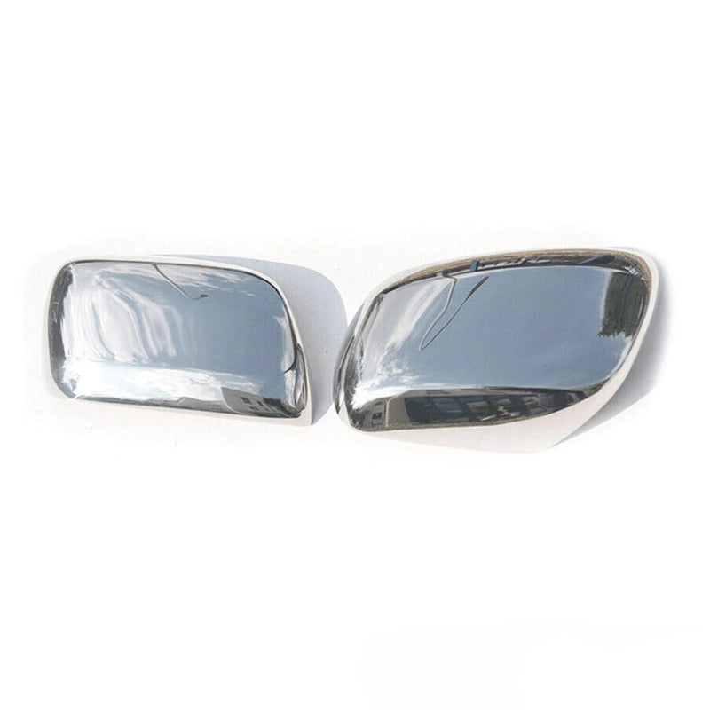 Side Mirror Cover Caps Fits Toyota Land Cruiser 2008-2021 without Signal Steel - OMAC USA