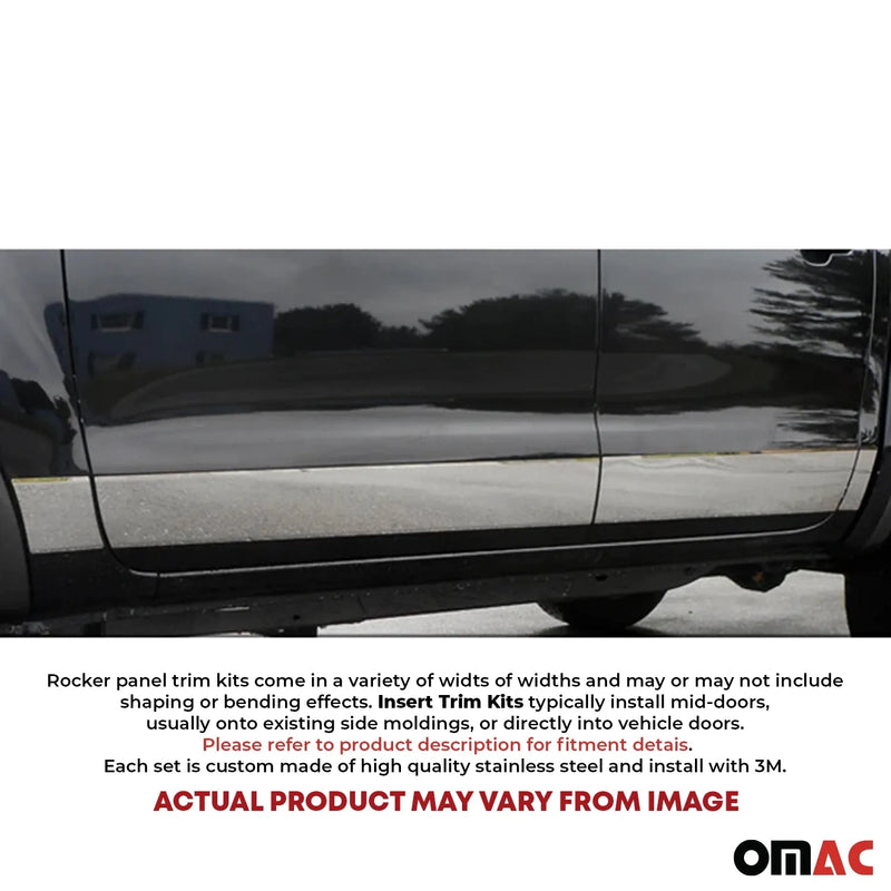 1999-2006 Chevrolet Silverado Extended Cab Stainless Rocker Panel Trim 11Pc