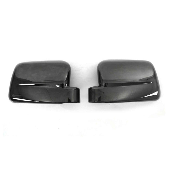 Side Mirror Cover Caps fits Ford Transit Connect 2010-2013 Chrome Dark 2x