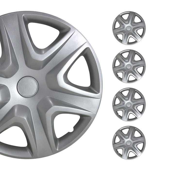 16" Wheel Rim Covers Hub Caps for Land Rover Silver Gray