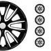 16" Wheel Covers Hubcaps for Toyota Tacoma Black Matt White Matte - OMAC USA