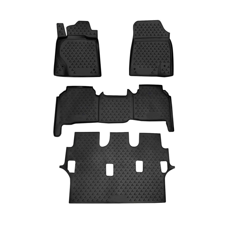 2008-2011 Lexus LX 570 Floor Mats & Cargo Liner Full Set All Weather Black