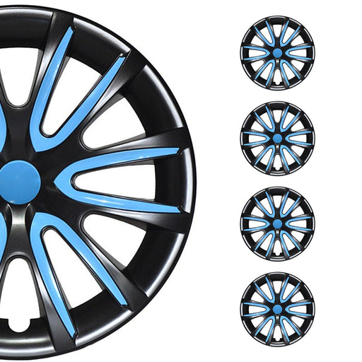 14" Wheel Covers Hubcaps for Lexus ES 300h Black Blue Gloss - OMAC USA