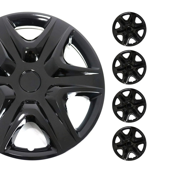 15" 4x Wheel Covers Hubcaps for Ford Black