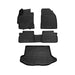 Custom Floor Mats & Cargo Liners for Toyota Matrix 2009-2013 Black 5 Pcs - OMAC USA