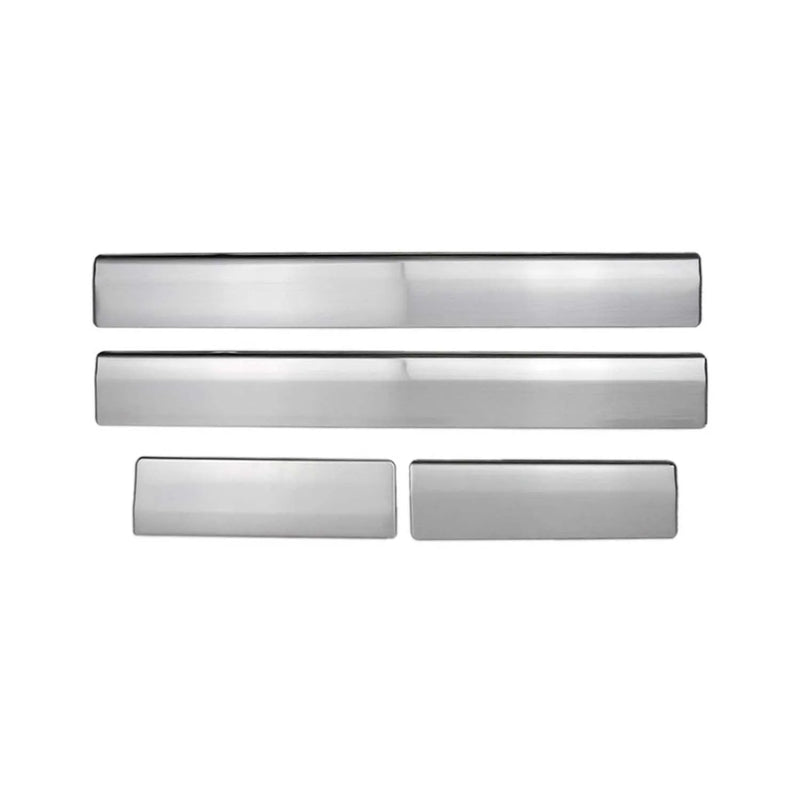 2005-2021 Nissan Frontier Door Sill Scuff Plate Scratch Protector Steel 4Pcs