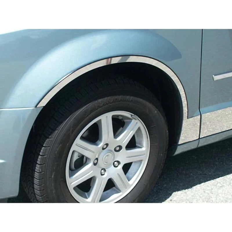 Dodge Grand Caravan Stainless Steel Wheel Well Trim 4Pc