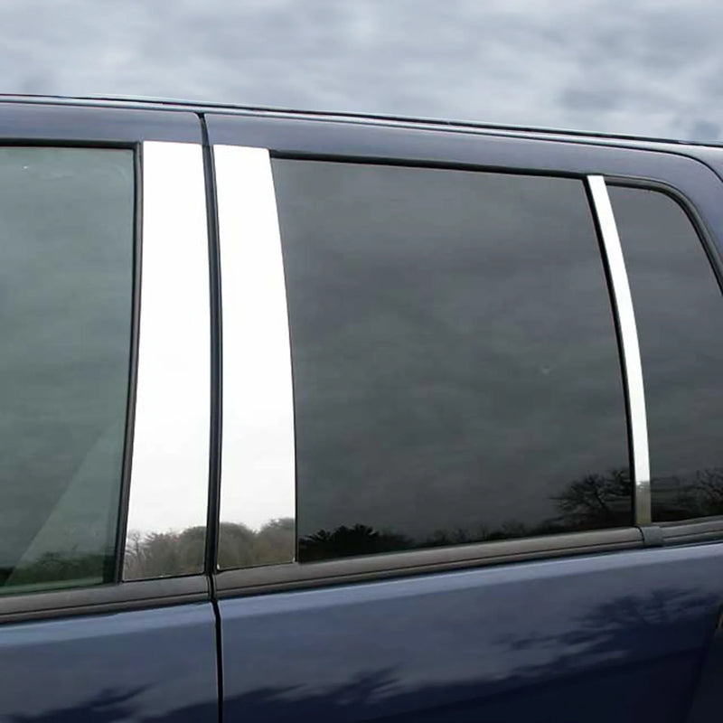 2002-2010 Ford Explorer Stainless Steel Pillar Trim 6 Pcs