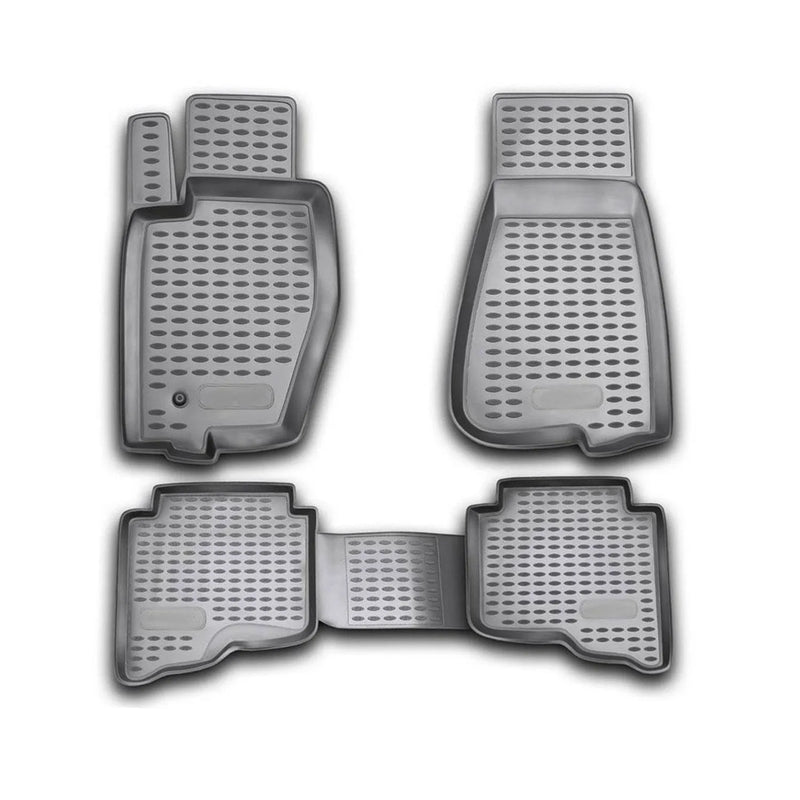 2005-2010 Jeep Commander Floor Mats Liners Full Set All Weather Gray