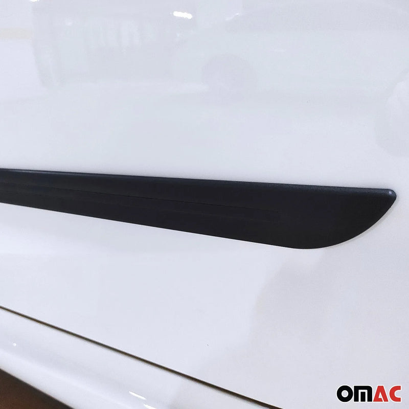 Side Door Molding Trim Skirt Garnish for BMW Black 4Pcs