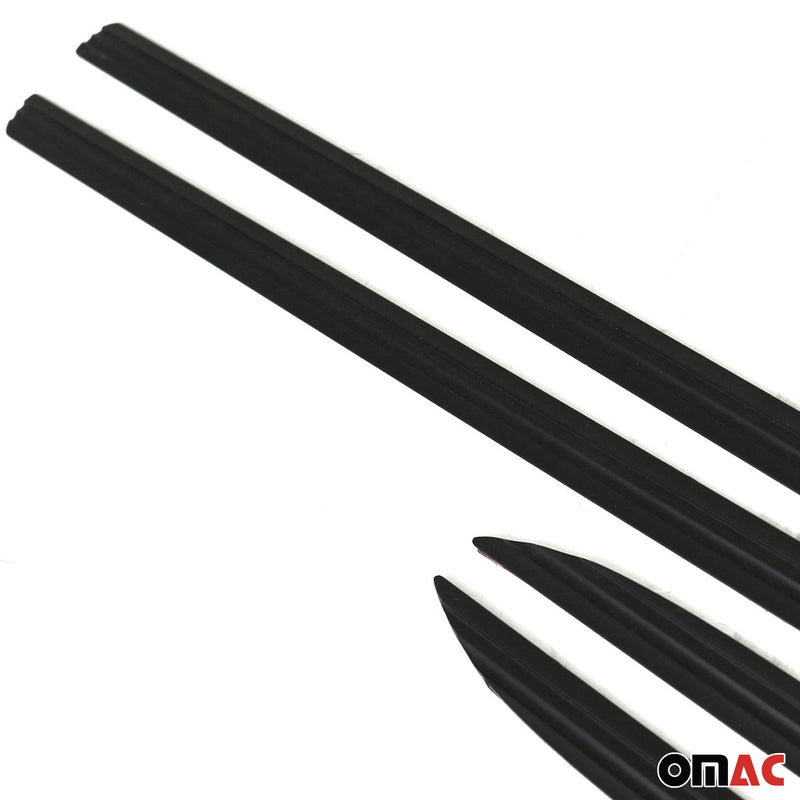 2018-2023 Subaru Crosstrek Side Door Molding Trim Skirt Garnish Black 4 Pcs