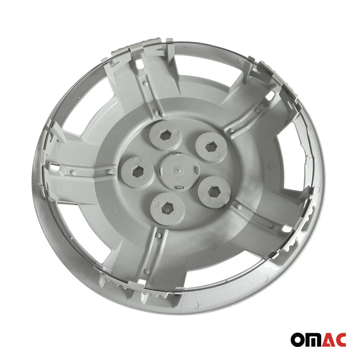 15" Hubcaps Wheel Covers for RAM Silver Gray