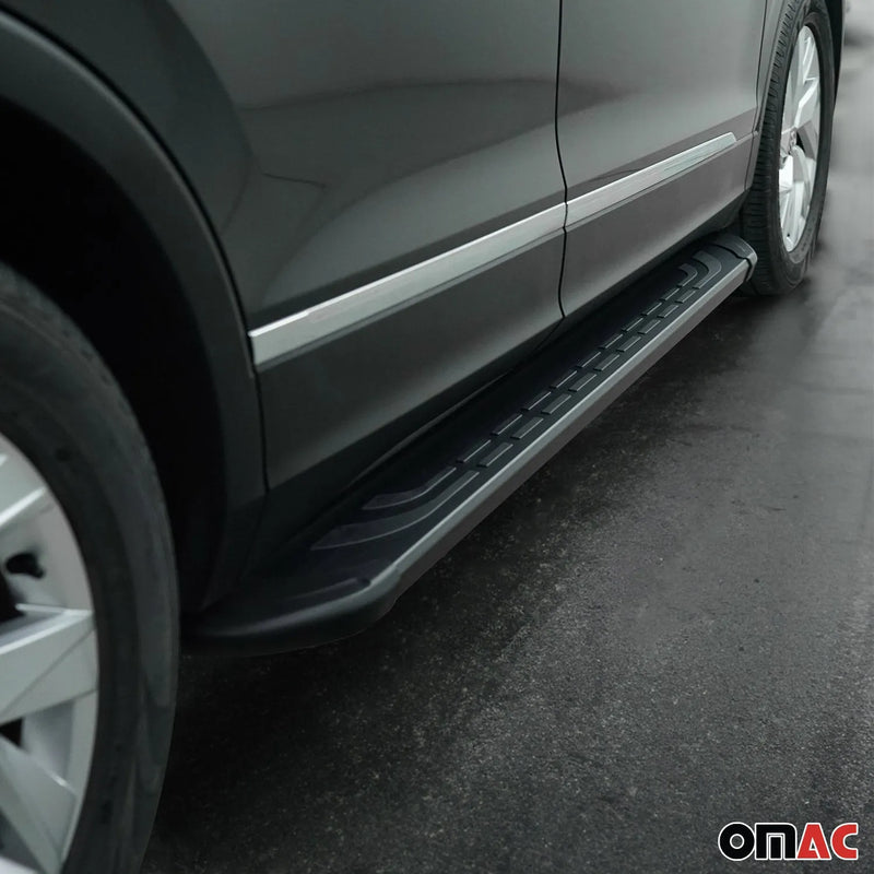 2007-2013 Mitsubishi Outlander Running Boards Side Steps Black