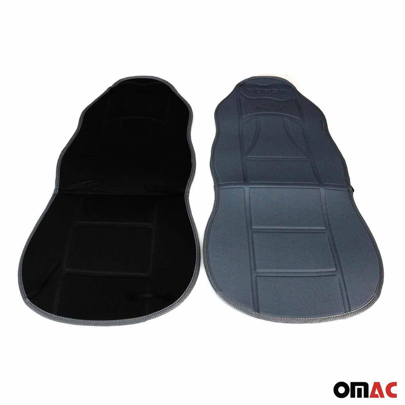 Alfa Romeo Car Seat Protector Cushion Cover Mat Pad Gray Gray 2 Pcs