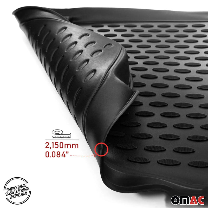 OMAC Floor Mats Liner for Mercedes CLA C117 2013-2019 Rubber TPE Black 4Pcs - OMAC USA