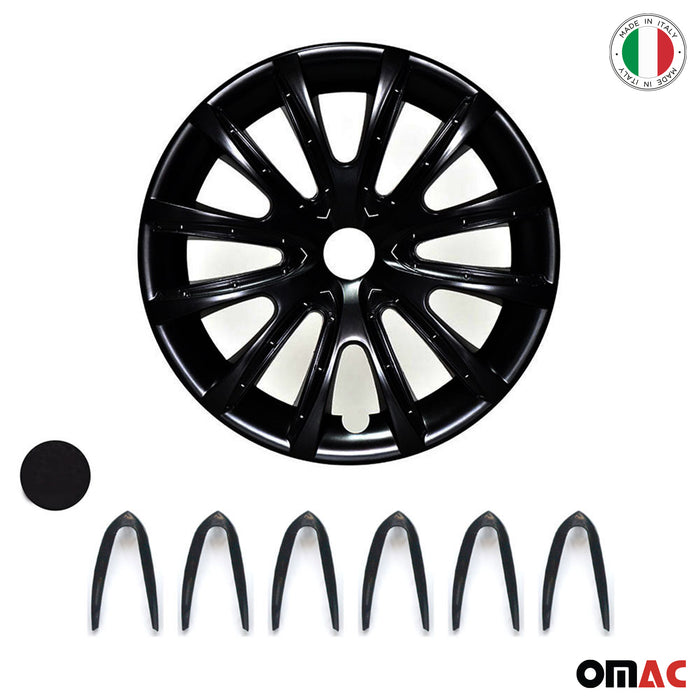 16" Wheel Covers Hubcaps for Chevrolet Express Black Matt Matte