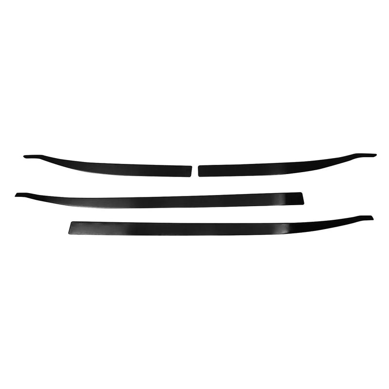 Side Door Molding Trim for Jeep Renegade 2015-2023 Brushed Steel Dark - OMAC USA