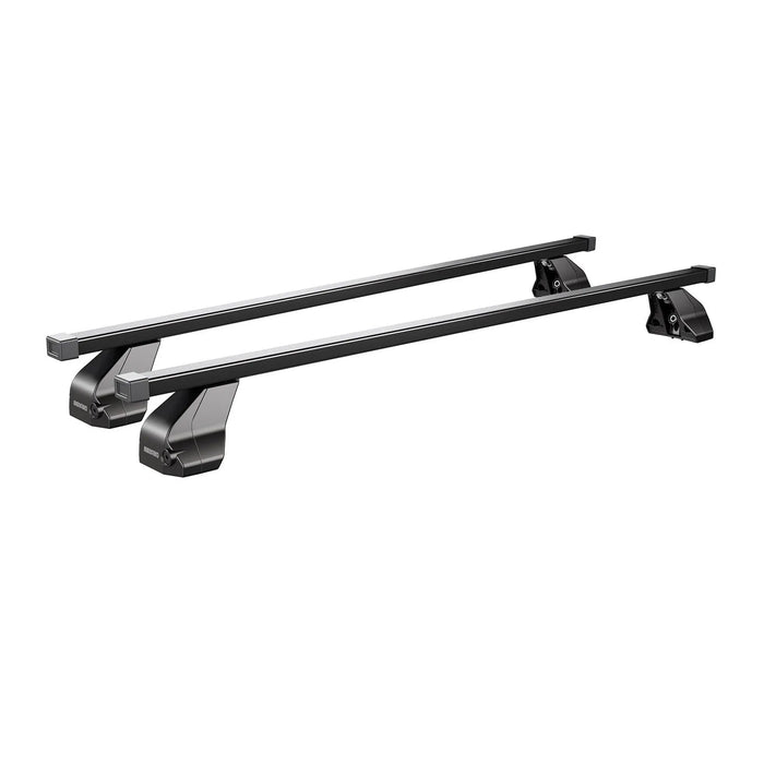 Fix Point Roof Racks Top Cross Bars for VW Amarok 2010-2020 Black 2Pcs