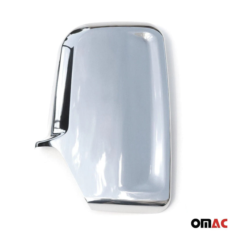 Side Mirror Cover Caps Fits Mercedes Sprinter W906 2006-2013 Chrome Silver 2 Pcs - OMAC USA