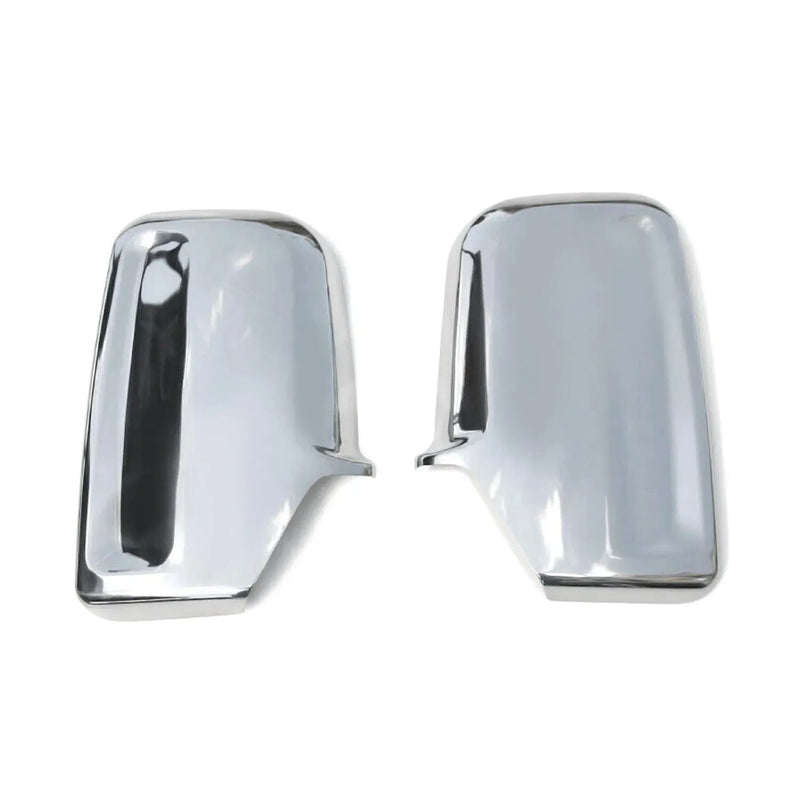 Side Mirror Cover Caps Fits Mercedes Sprinter W906 2006-2013 Steel Silver 2 Pcs - OMAC USA