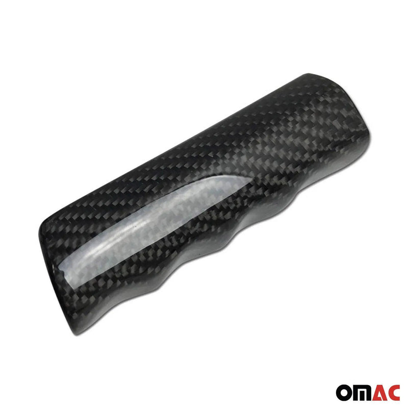 Genuine Carbon Handbrake Handle Cover for BMW 7 Series Carbon Fiber Black 1Pc