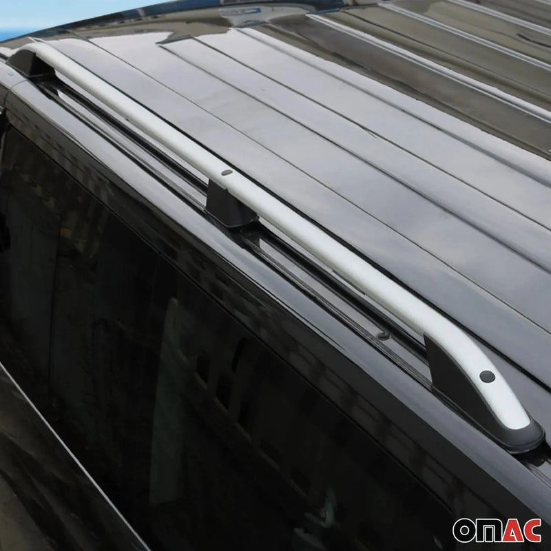 Roof Racks Side Rails for RAM ProMaster City 2015-2022 Gray Aluminium L2 Long - OMAC USA