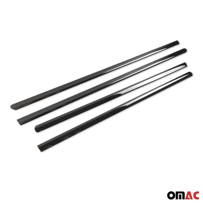 Window Molding Trim Streamer for Mercedes M Class W164 2005-2011 Steel Dark 4x - OMAC USA