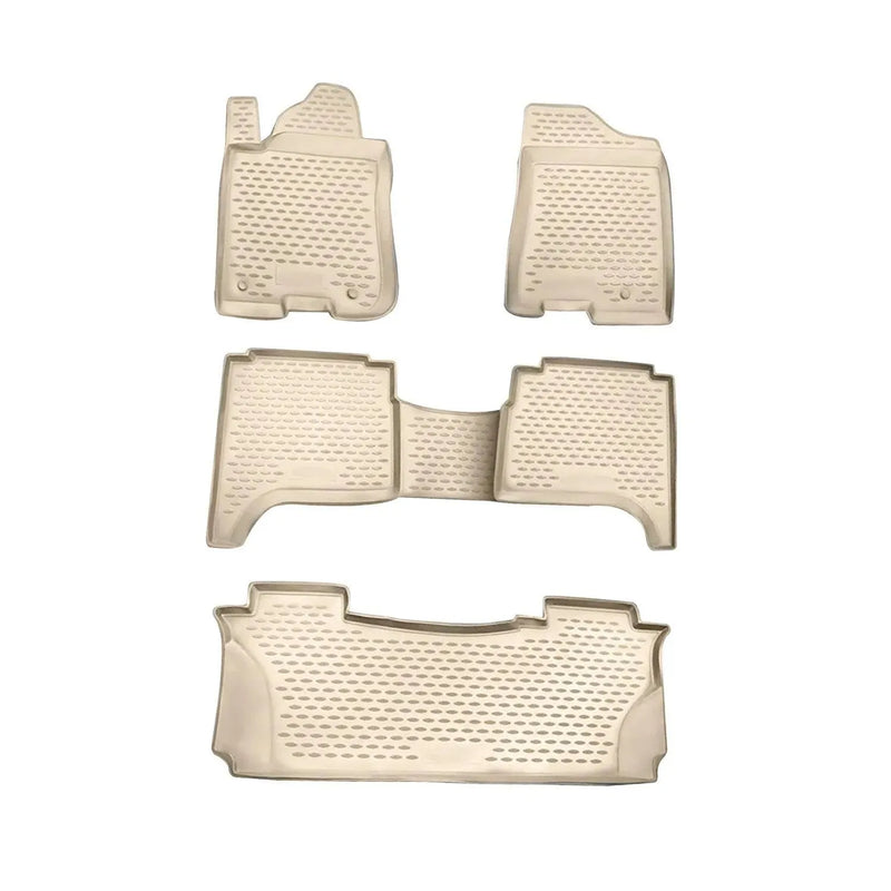 OMAC Floor Mats Liner for Infiniti QX56 2004-2008 Beige TPE All-Weather 5 Pcs - OMAC USA