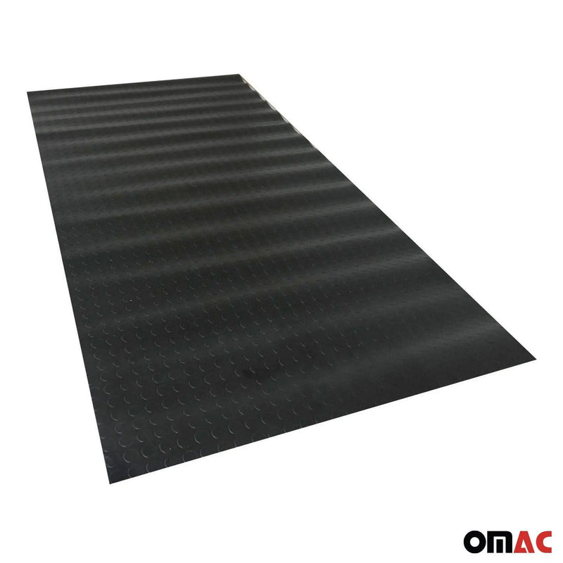 Rubber Truck Bed Liner Trunk Mat Flooring Mat 40x79 inch Peny Style Black