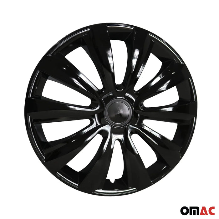 16 Inch Wheel Covers Hubcaps for Mini Black