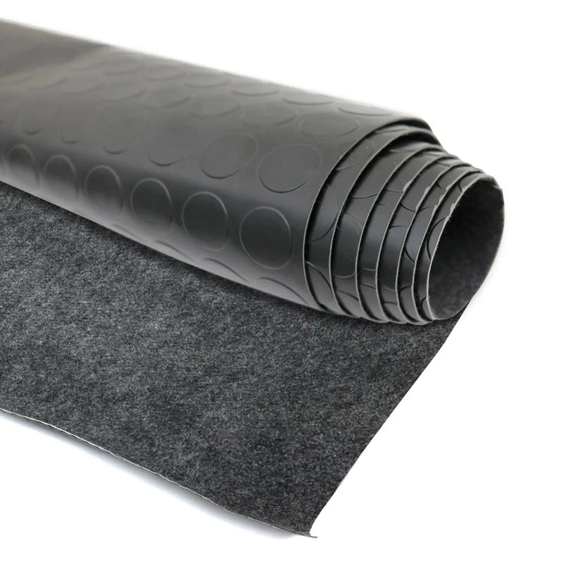 Rubber Truck Bed Liner Trunk Mat Flooring Mat 197x79 inch Peny Style Black