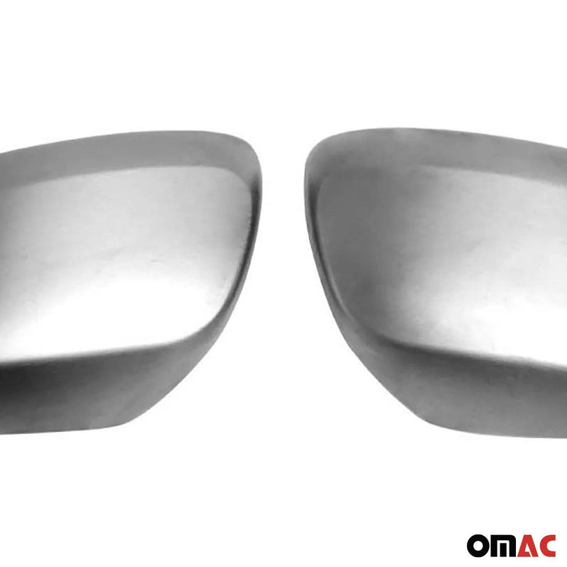 2008-2015 Lexus LX 570 Side Mirror Cover Caps Brushed Steel Silver 2 Pcs