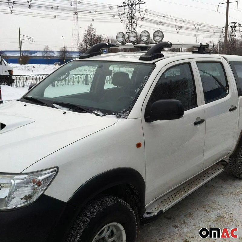 2005-2021 Nissan Frontier Double Cab Roof Rack Rails Side Rails Silver