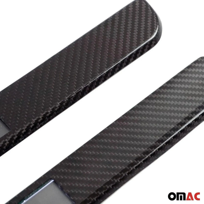 Door Sill Scuff Plate Illuminated for Audi A3 S3 2006-2013 Sport Carbon Fiber 2x - OMAC USA