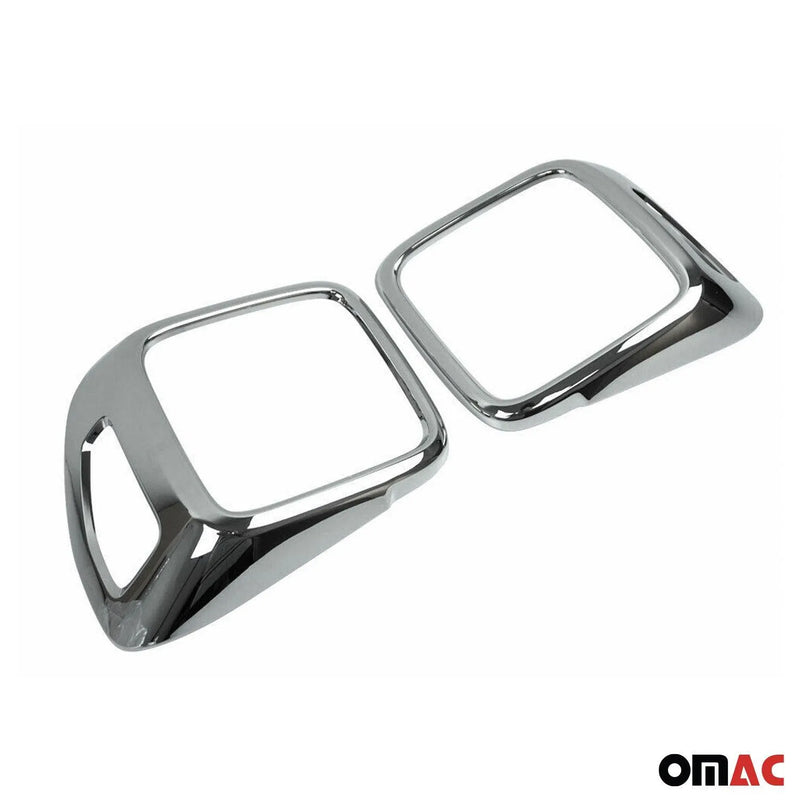 Trunk Tail Light Trim Frame for Jeep Renegade 2015-2024 Chrome Silver 2 Pcs