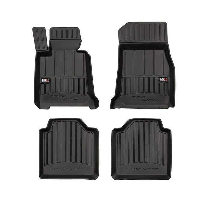 OMAC Premium Floor Mats for for BMW 3 Series GT F34 2014-2019 TPE Black 4x