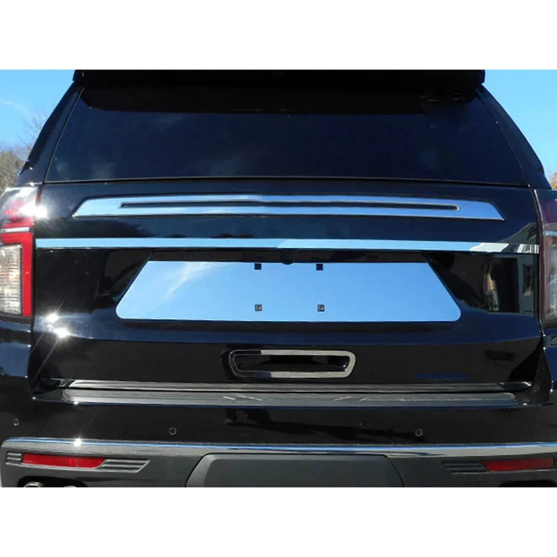 2021-2023 Chevrolet Tahoe Trunk Accent Trim 1Pc Stainless Steel Silver