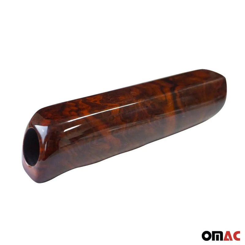 Genuine Wood Handbrake Handle Cover for BMW 3 Series Wood Walnut 1Pc - OMAC USA