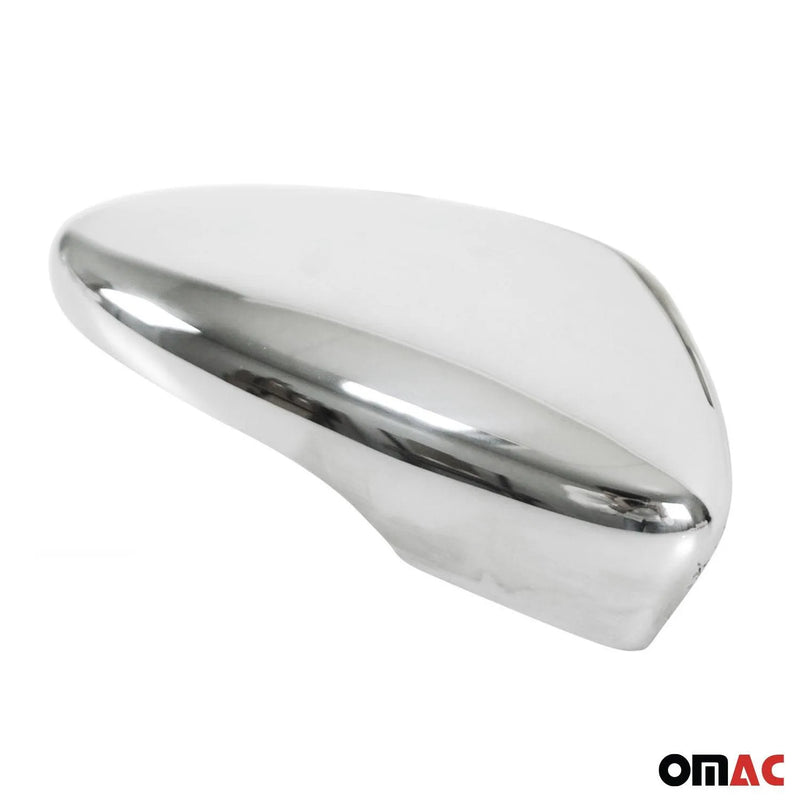 Side Mirror Cover Caps Fits VW CC 2009-2017 Steel Silver 2 Pcs - OMAC USA