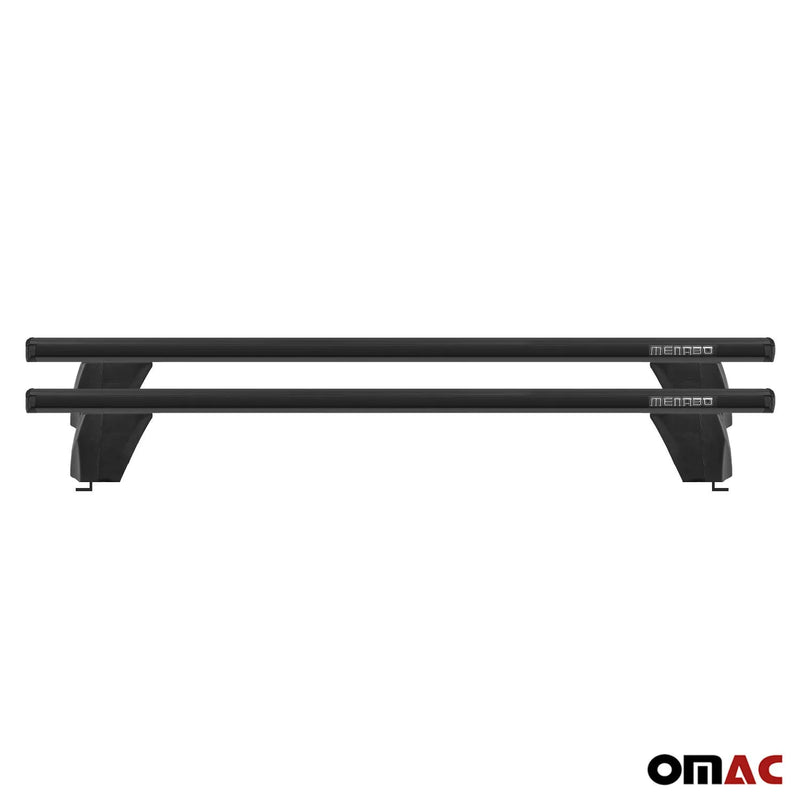 2003-2010 VW T5 Transporter Multivan Roof Rack Cross Bars Black