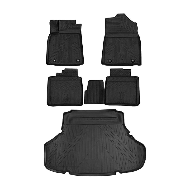 2013-2018 Lexus ES 350 Floor Mats & Cargo Liner Full Set All Weather Black