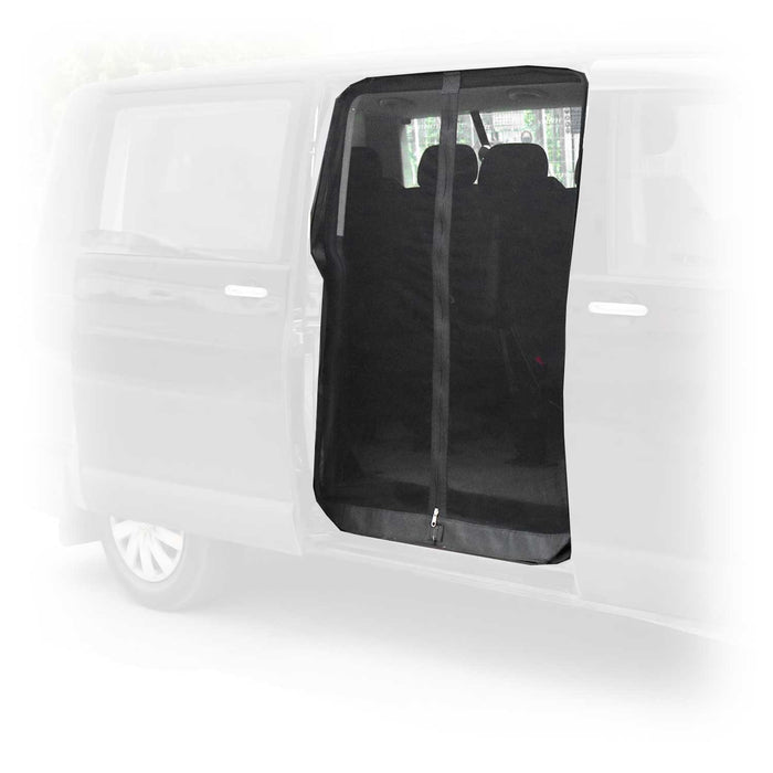 Mosquito Net Bug Magnetic Screen Sliding Door for RAM ProMaster 2014-2024 Black