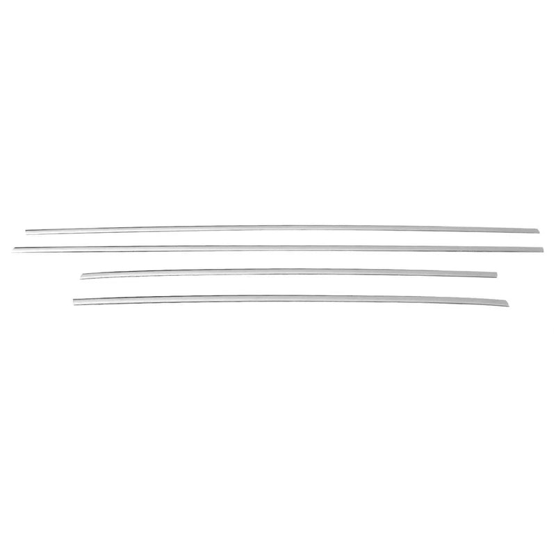 Window Molding Trim Streamer for Nissan Juke 2011-2017 Steel Silver 4 Pcs - OMAC USA