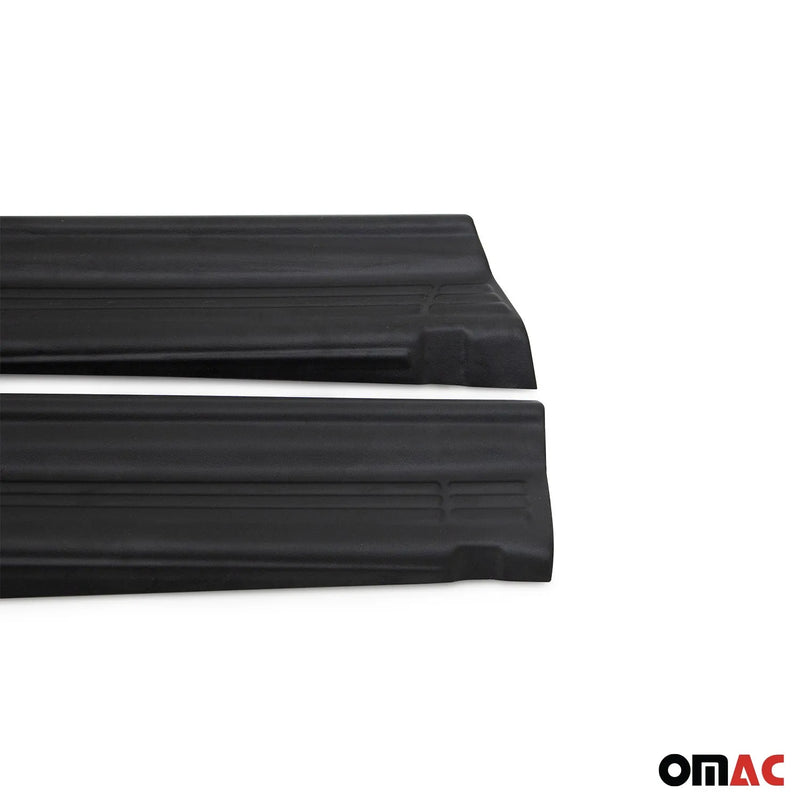 2014-2024 RAM ProMaster Door Sill Scuff Plate Scratch Protector Black 2 Pcs